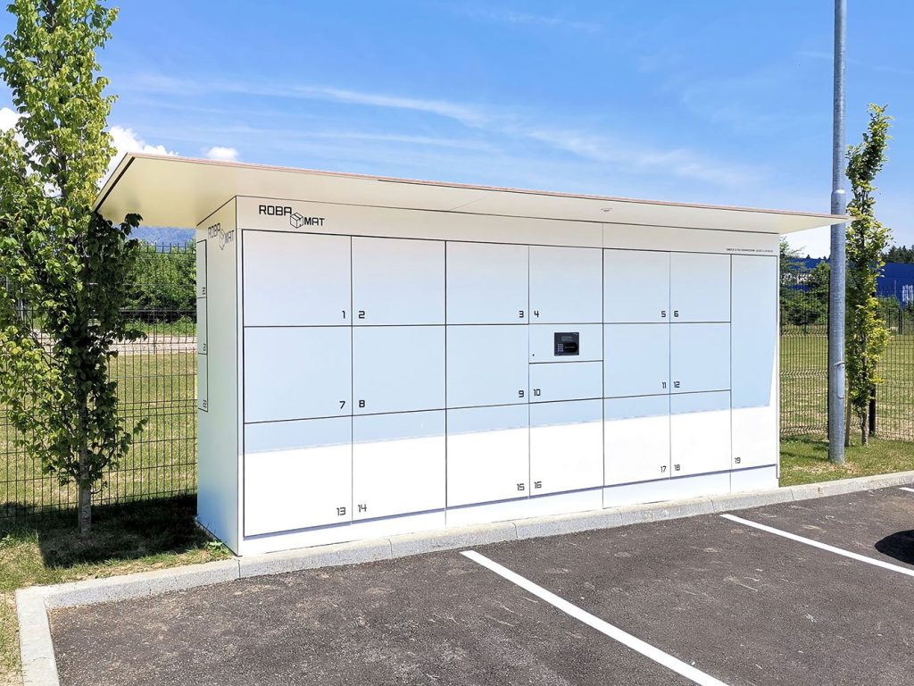 outdoor parcel lockers for customer’s pickups outdoor parcel lockers for customer's pickups
