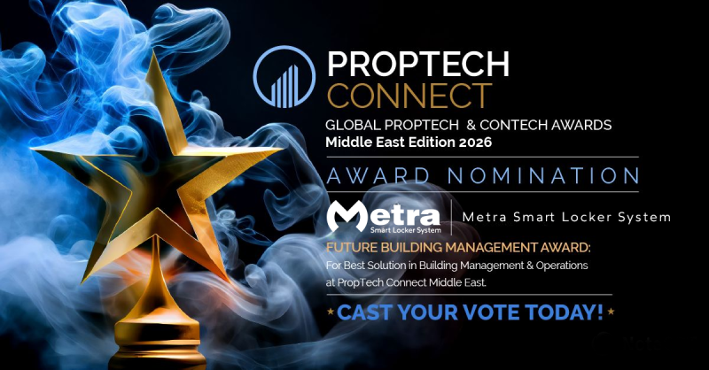 metra smart locker system proptech awards nomination